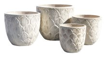 Garden Petals Cream Set/4