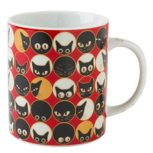 Mug Cat Eyes Red 8oz
