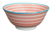 Bowl Red Sen 5.75"