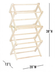 Clothes Drying Rack Small 38"
