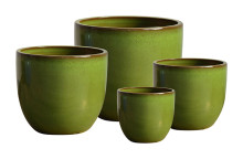 Stoneware Egg S/4 Green
