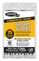 Garden Staples 6" Pk75