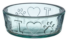 Love Pets Cat Dish 5.5" Clear