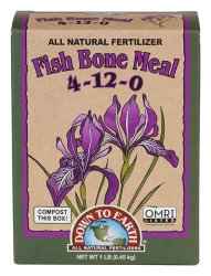 Fish Bone Meal 4-12-0 Mini 1lb - Fertilizer -Made In USA