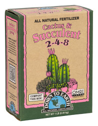 Cactus & Succulent Mini  fertilizer box 1 Lb - Organic Fertilizer