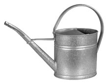 Antique Galv Water Can Oval 3l - modern farmhouse