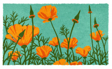 Coir Mat Pvc Cal Poppy *cna^