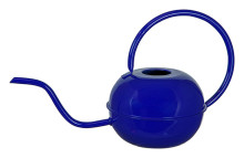 Metal Watering Can Round 1.5 liter Blue