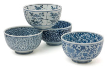 Bowl Set/4 Sometsuke 5"