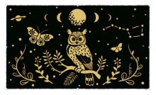 Coir Mat/pvc Night Owl 18"x30"