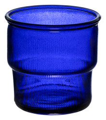 Stackable 10oz Glass Cobalt