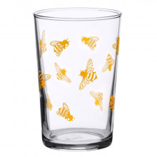 Vintage Bee Juice Glass 7oz
