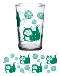Vintage Kitty Glass 7oz