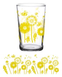 Vintage Glass Dandelion Glass 7 oz- Glassware USA - wholesale