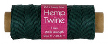 Hemp Twine 1mm  225' Dk Green