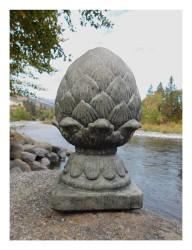 Concrete Artichoke Finial