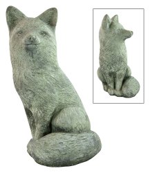 Concrete Fox Garden Scupture