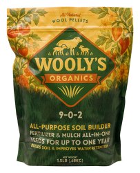 Wooly's Og Wool Pellets - fertilizer bag - wholesale