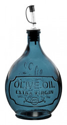 wholesale cruets- Olive Oil Jug Dark Blue