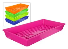 Mega Tray 10"x20" Asst - Plant Tray in Assorted Colors