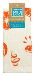 Falling Fruit Towel Orange S/3