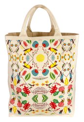 Canvas Tote Birds Large