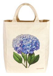 Canvas Tote Hydrangea Large