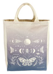 Canvas Tote Moon Moth Large - Tote Bag