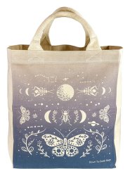 Canvas Tote Moon Moth Medium
