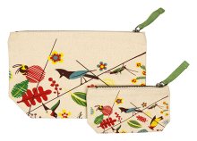 Canvas Pouch Birds Set/2