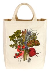 Canvas Tote Veggie Bouquet Large