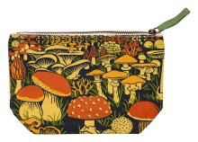 Canvas Pouch Mushroom Forest Large