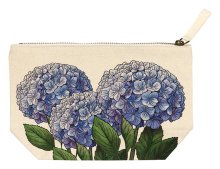Canvas Pouch Hydrangea Large- wholesale Accessories