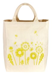Canvas Tote Dandelion Wish Large- Canvas Tote Wholesale