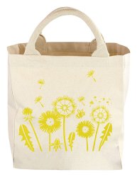 Canvas Tote Dandelion Wish Med - canvas tote bag wholesale