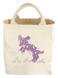 Canvas Tote Playful Goats Sm- canvas tote bags, wholesale
