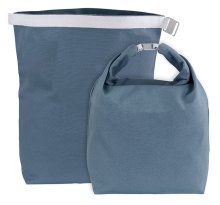 Canvas Lunch Bag Blue - Wholesale 