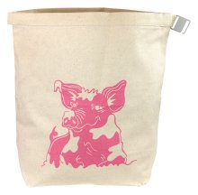 Canvas Lunch Bag Muddy Pigs by Down To Earth BASICS®