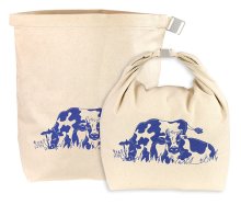 Canvas Lunch Bag Sweet Cows by Down To Earth Basics®