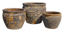 Riviera Wave Foam Rust S3 - Stoneware