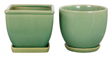 Ceramic Pots Asst 7" Celadon