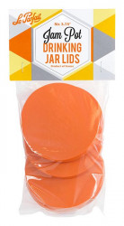 Drinking Jar Lids 3.75" Pk/6