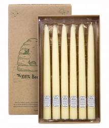 Beeswax 10"tapers Bulk Box - Wholesale Candles