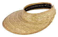 Palm Fiber Visor  5" Brim