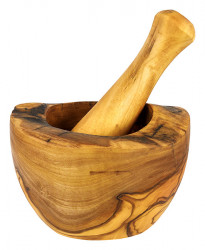 Mortar & Pestle 5" Olivewood