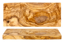 Cutting Board 13.75"x6" Rect O - Olive Wood - Rustic Kitchenware