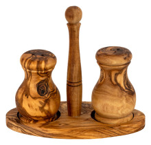 Olivewood Salt&pepper Caddy