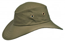 Hat Walker Adj Chin Tie Olive