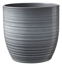Sk Pots Bergamo 6.25" Light Grey Plant Pot