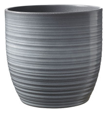 Sk Pots Bergamo 6.25" Light Grey Plant Pot